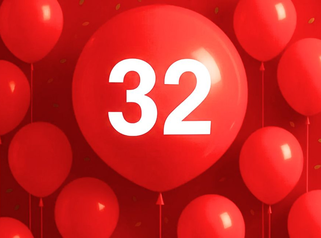 32 ГОДА ВМЕСТЕ 🎂 — и это только начало