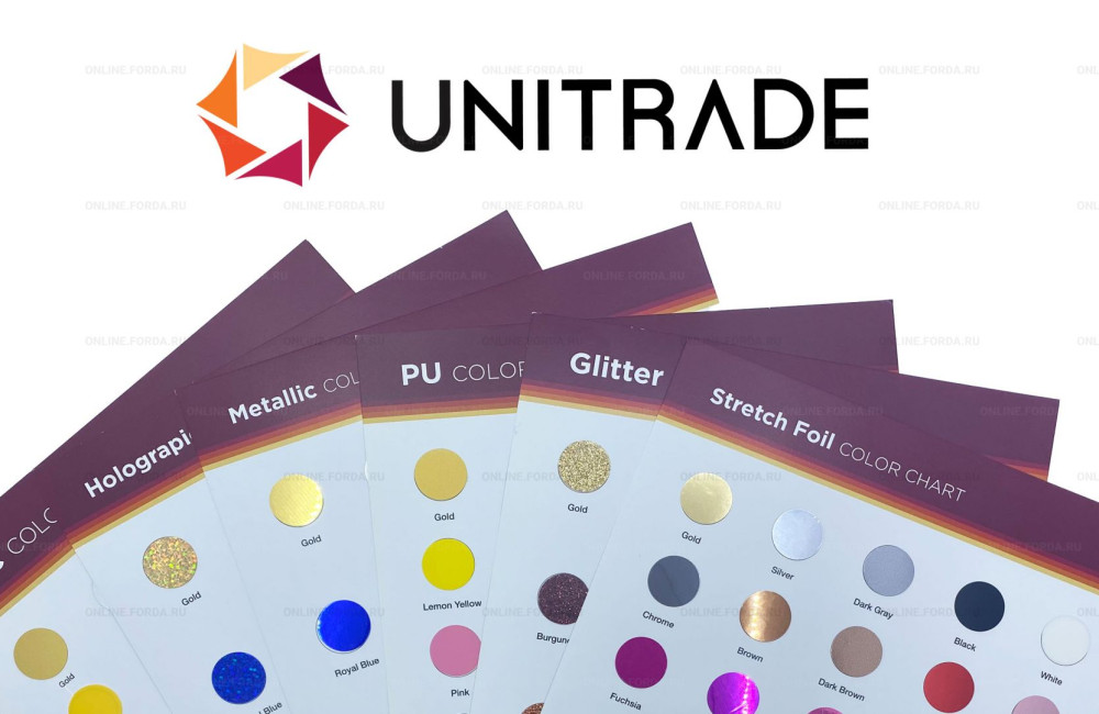 Новая фарбкарта термопленок Unitrade